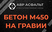 Бетон М450 на гравии в Пересвете